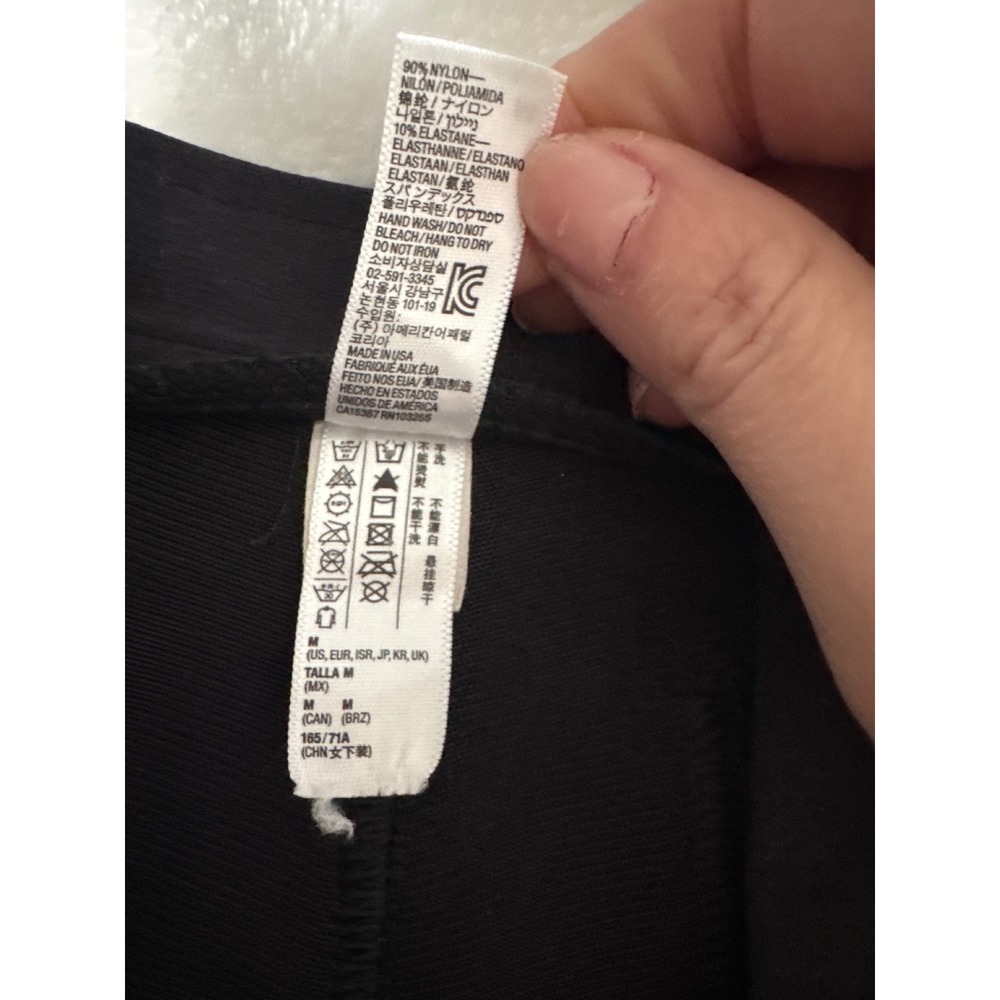 American Apparel Disco Shorts Black Y2K Retro Indie Sleaze Grunge M - Picture 4 of 4